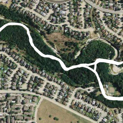 Buffalo Ridge Trail- Haltom City walking route map in Haltom City