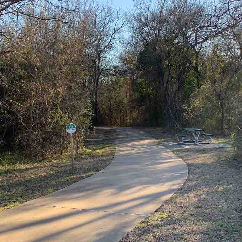 Southern loop Arcadia Trl. Fort Worth, tx Walk Trail Texas, USA Pacer