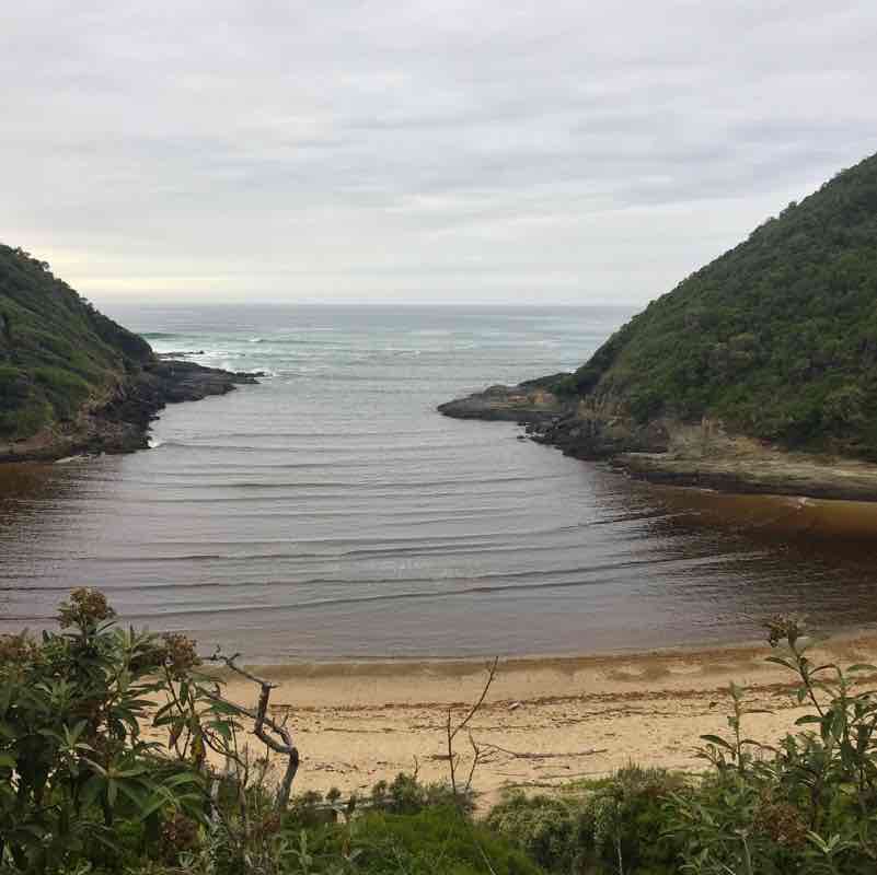 Salt River walking route map in Nature's Valley