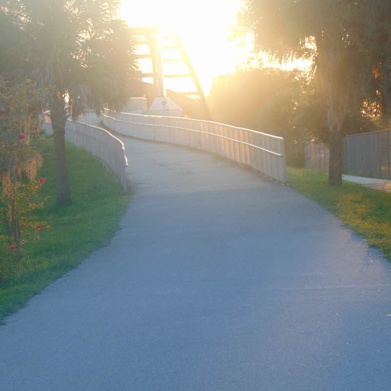 Cady way trail walking route map in Union Park