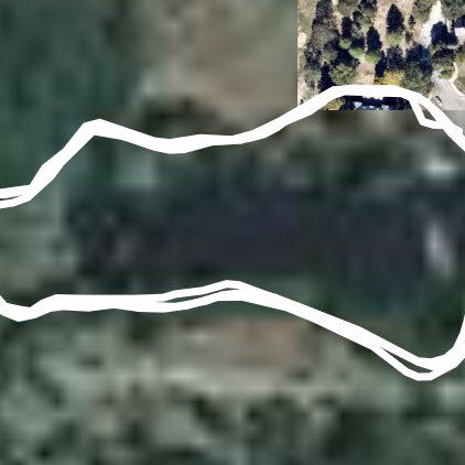 Slater park walking route map in Seekonk