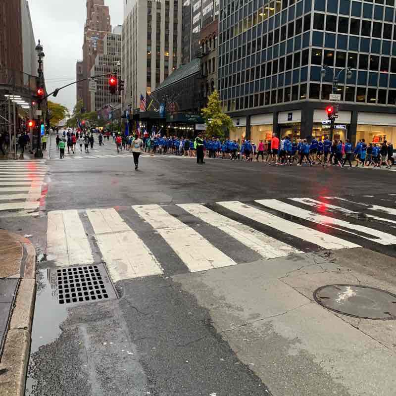 NYC midtown route Walk Trail New York City, New York, USA Pacer