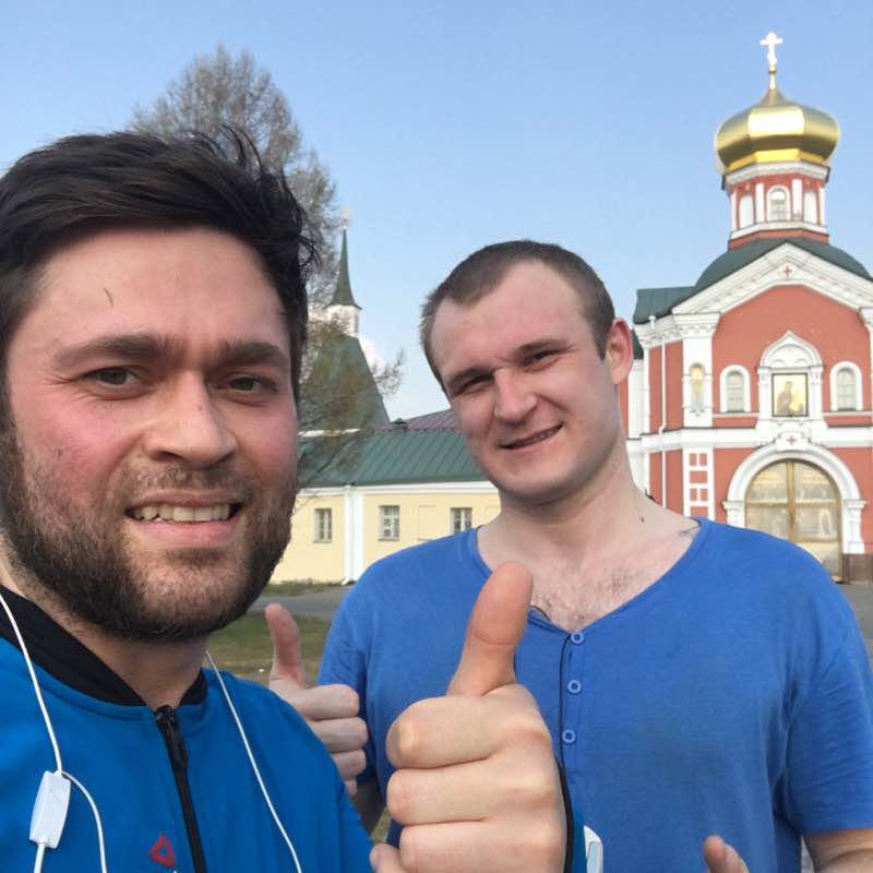 Valdai Iversky Monastery walking route map in Valday