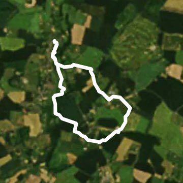 Henry Moore/Shoe House to home walking route map in Much Hadham