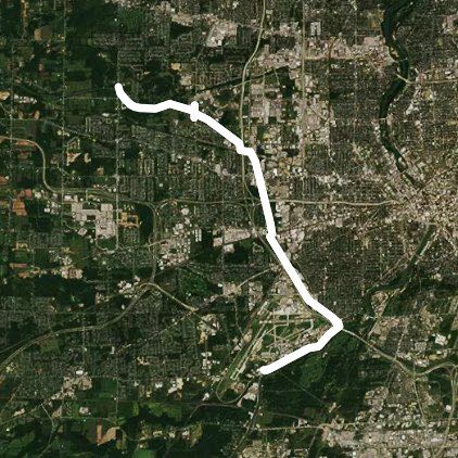 Henpeck Park to Genesee Junction following the Genesee River Trail