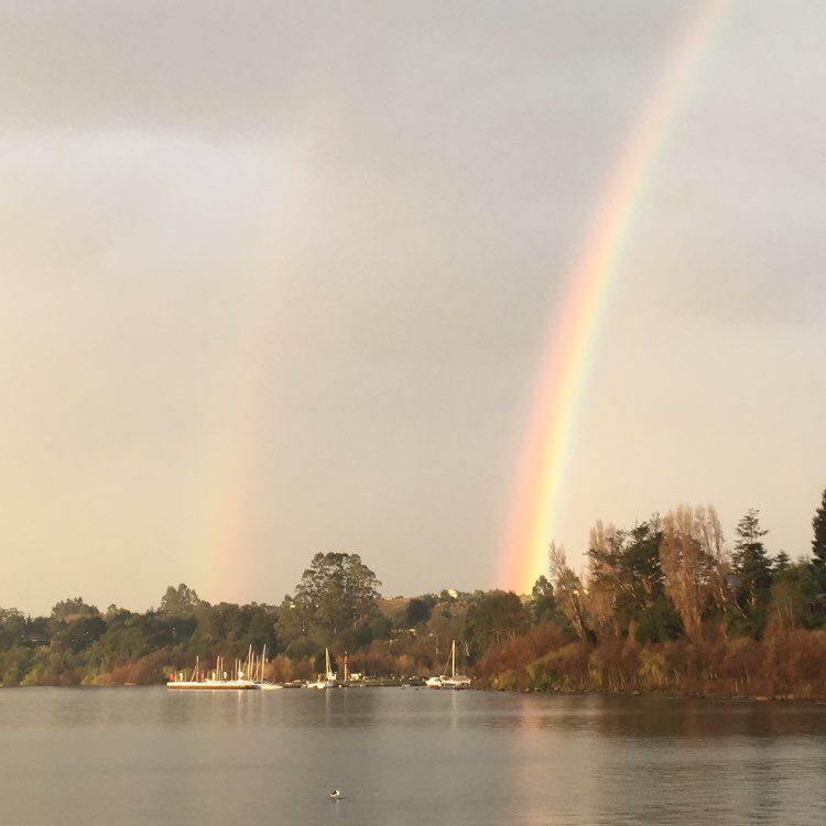 Waterfront of Puerto Varas walking route map in Puerto Varas