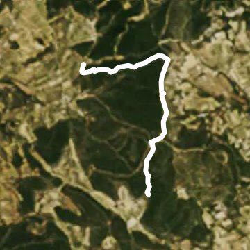 St Etienne d'Escattes walking route map in Saint-Côme-et-Maruéjols