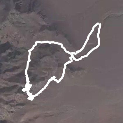 Wander the Cave of Wool walking route map in Tang-E-Chenar