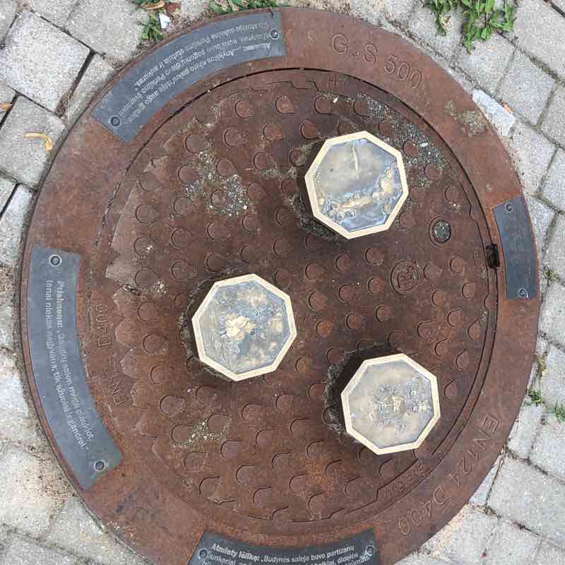 Elektrenai walking route map in Elektrėnai