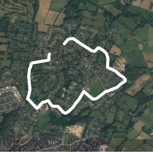 Lindfield walk Trail Haywards Heath, England Pacer