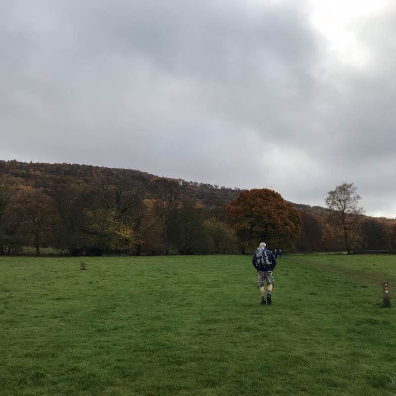 Grindleford Station Circular 12 mile walking route map in Owler Bar