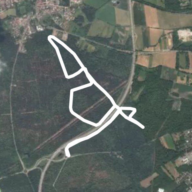 Schweighouse-sur-Moder walking route map in Haguenau