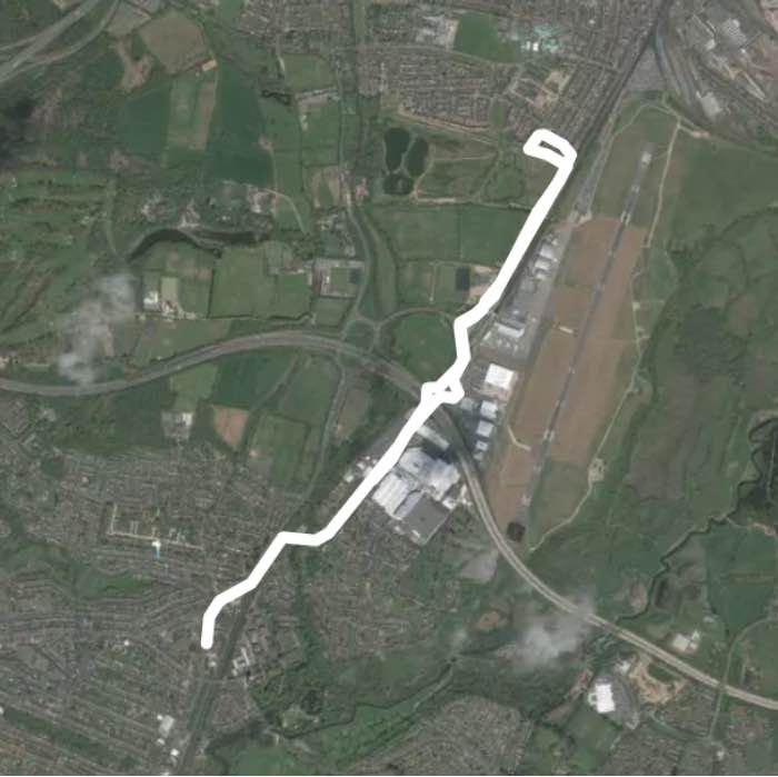 well-lit ,winter route 5k southampton