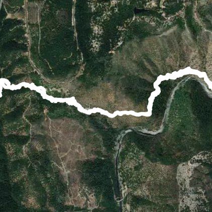 Steven walking route map in Colfax