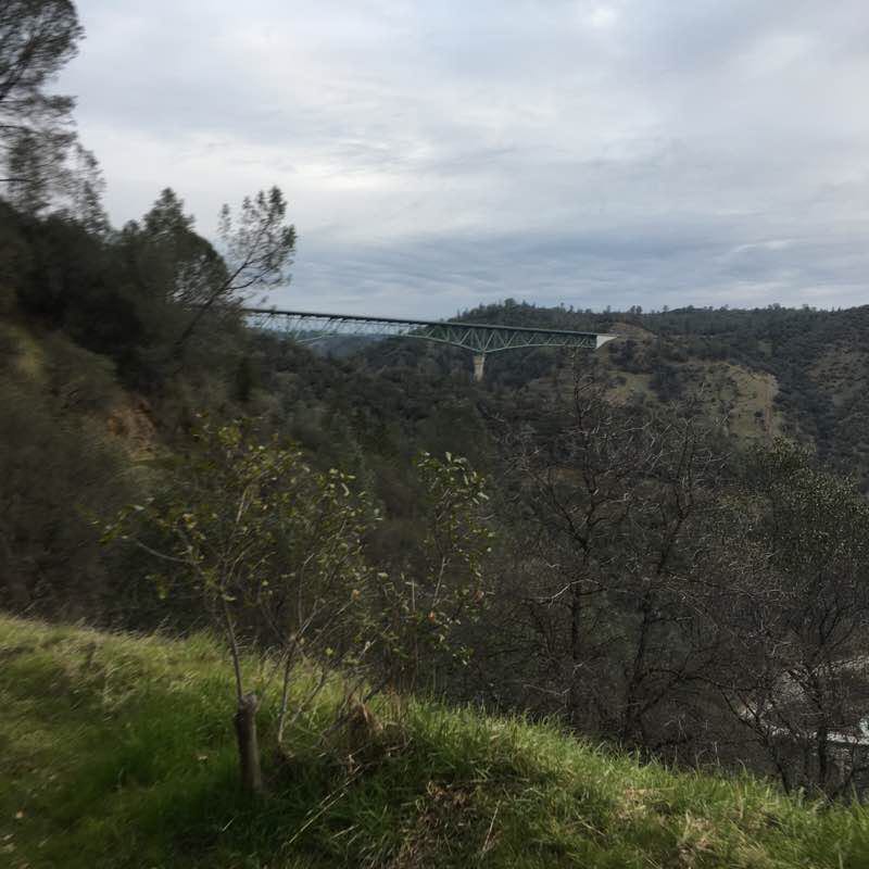 Stagecoach Trail walking route map in Auburn Lake Trails