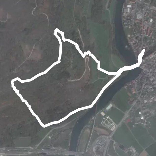 1000s stick egg walking route map in Oftringen