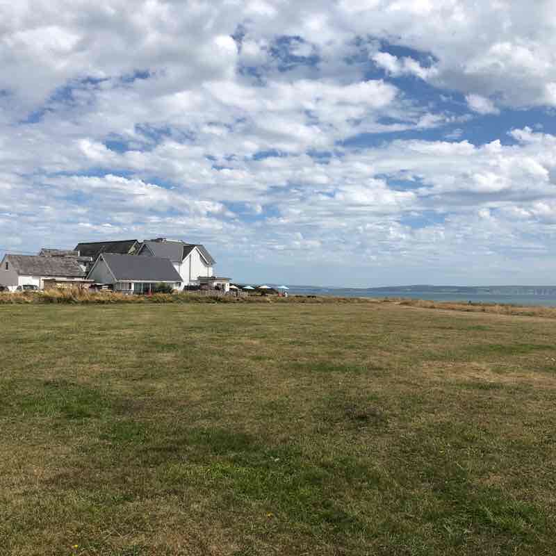 Barton in sea  walking route map in Barton on Sea