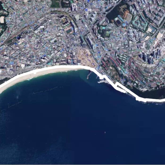 해운대~미포~청사포 태풍 링링