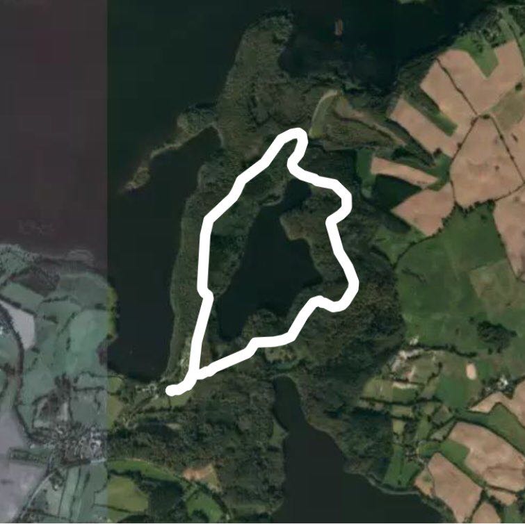 Small Schierensee walking route map in Schierensee