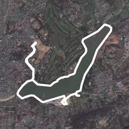 Functions walking route map in Thành phố Đà Lạt