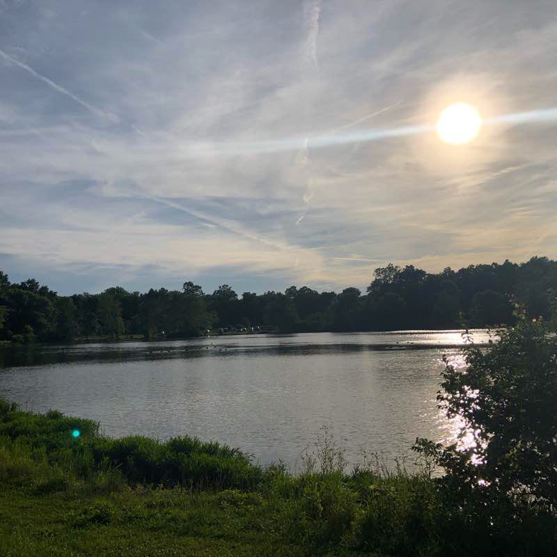 Three Creeks Park walking route map in Groveport