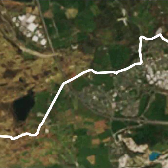 Dunes walking route map in Cefncribwr