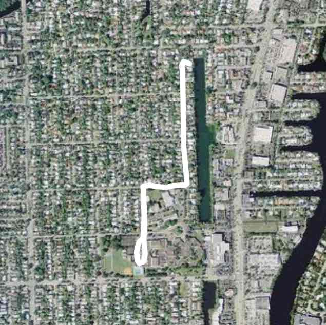 Around sunrise parking lot