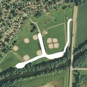 Hamilton township park walking route map in Groveport