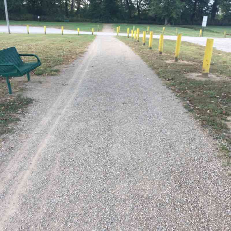 Hamilton township community park trail 5 walking route map in Groveport