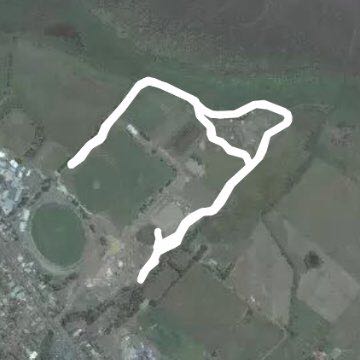 Park Run Riverside walking route map in Riverside