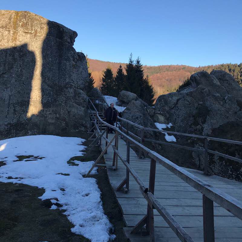 Arise walking route map in Yamel'nytsya