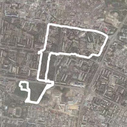 Lenin Park, Edelweiss Park, Forest Fairy Tale Park walking route map in Barnaul