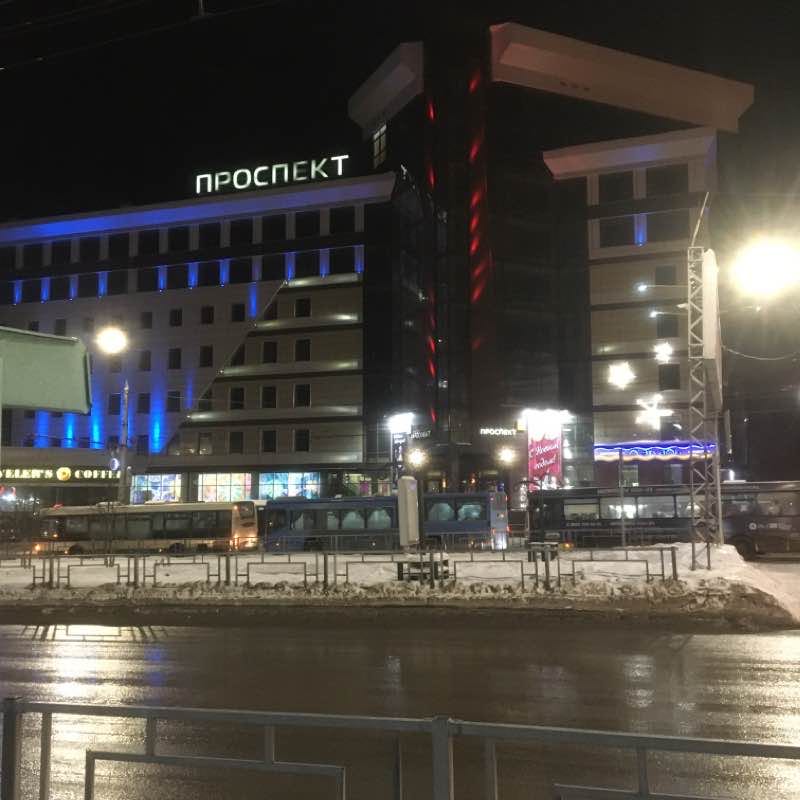 Morning Barnaul walking route map in Barnaul