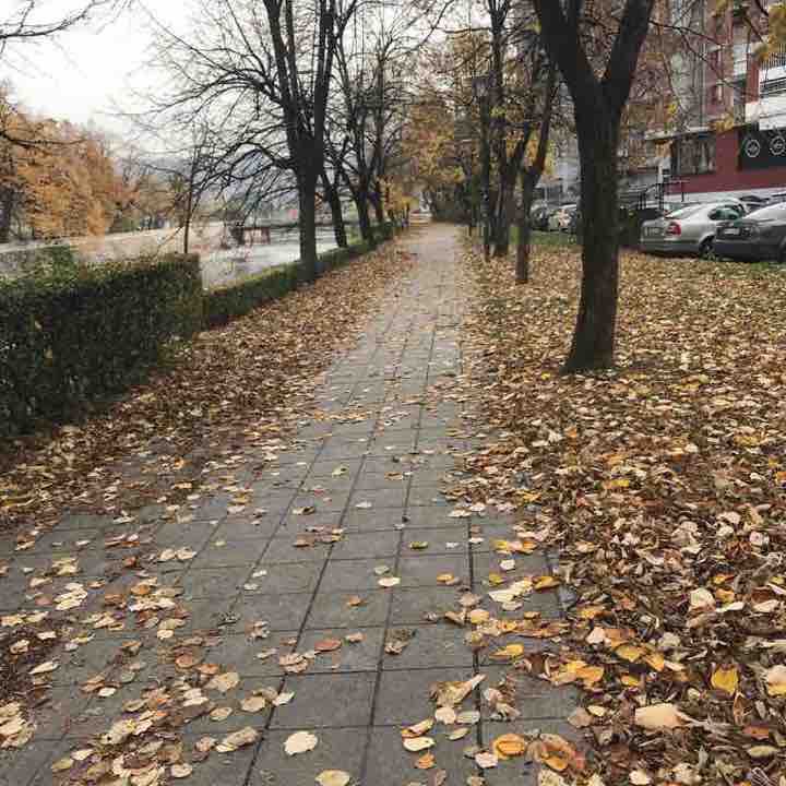 Wilson's boardwalk walking route map in Sarajevo