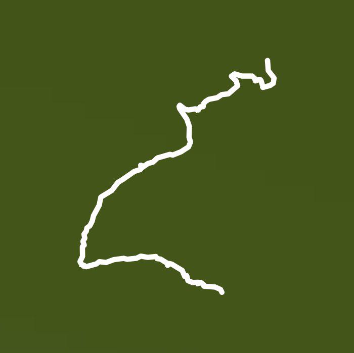 Jorg Stone - Molika Baba Mountain walking route map in Magarevo