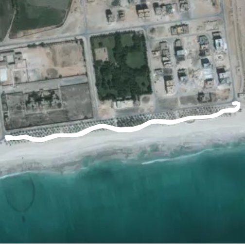 Dahreez walking route map in Salalah