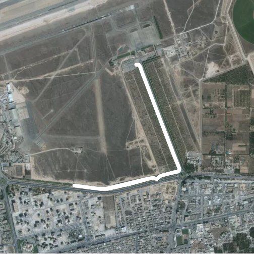 Salalah clock tower  walking route map in Salalah