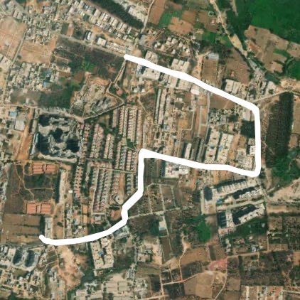 Sonnenhalli to Shakthi layout