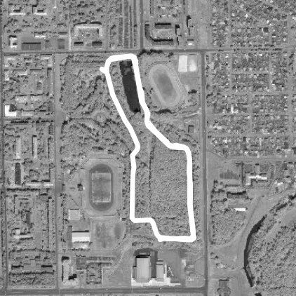 Ppppppp walking route map in Salavat