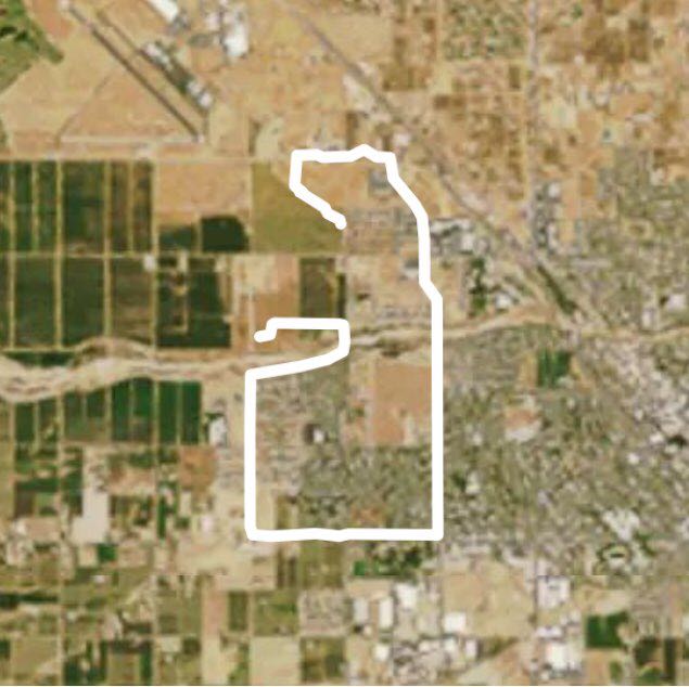 Majestic Westberry walking route map in Madera