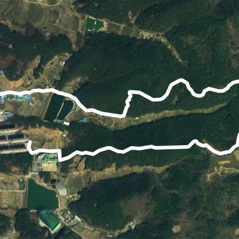 Madeungsan Ridge walking route map in Osan