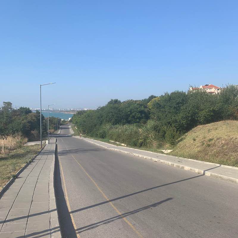 Sarafovo-Burgas walking route map in Burgas