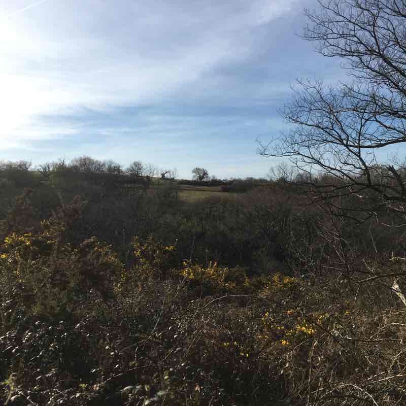 Ballad height of hergarai walking route map in Saint-Pée-sur-Nivelle