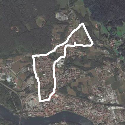 S. Giorgio area - Sesto Calende walking route map in Sesto Calende