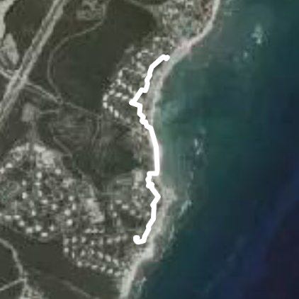 Gran Bahia Principe Acumal-Tulum-Coba-Sian KaAn walking route map in Gran Bahía Príncipe