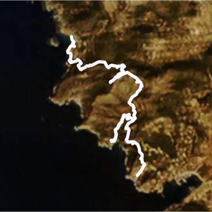 Andratx-Sant Elm walking route map in Andratx