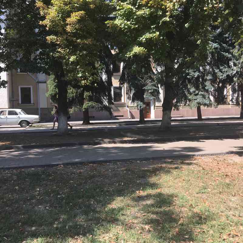 Poltava parks walking route map in Каплинці