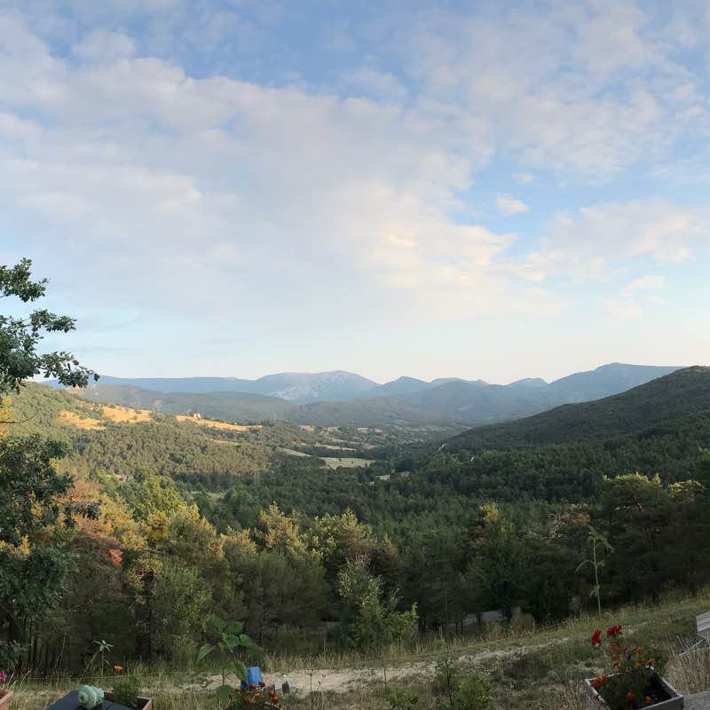 Eoulx walking route map in Castellane