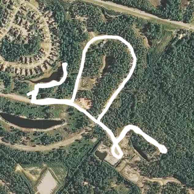 Stanwood, Breezwood, Asbourough, Arlington & Home walking route map in Bolivia