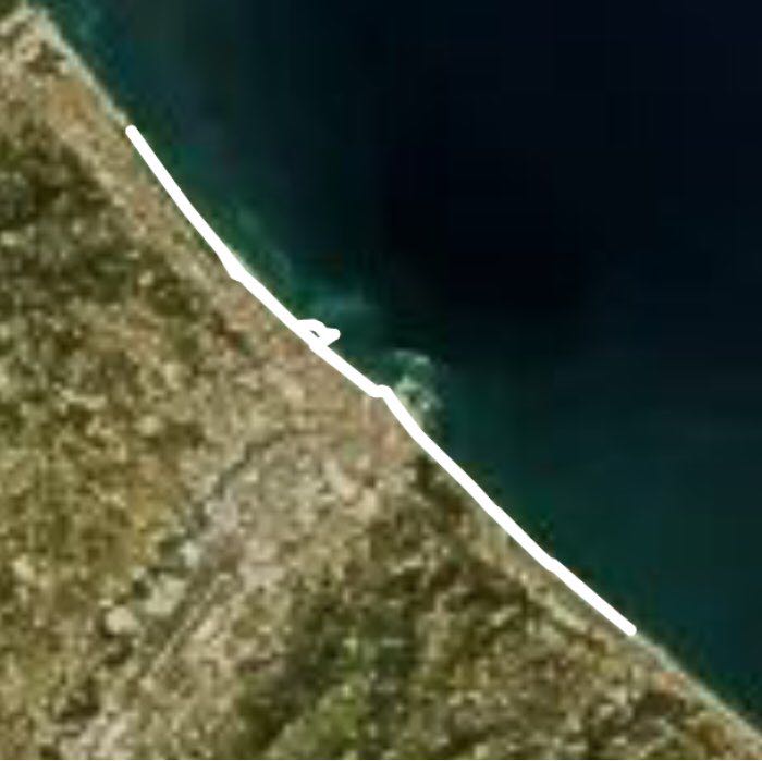 On the waterfront walking route map in Francavilla al Mare